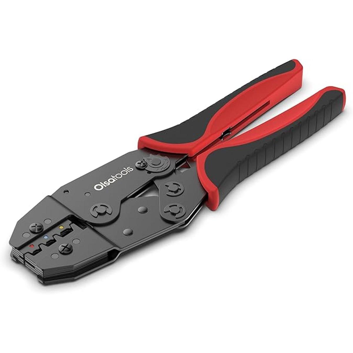 Olsa Tools Crimpadora de alambre de trinquete