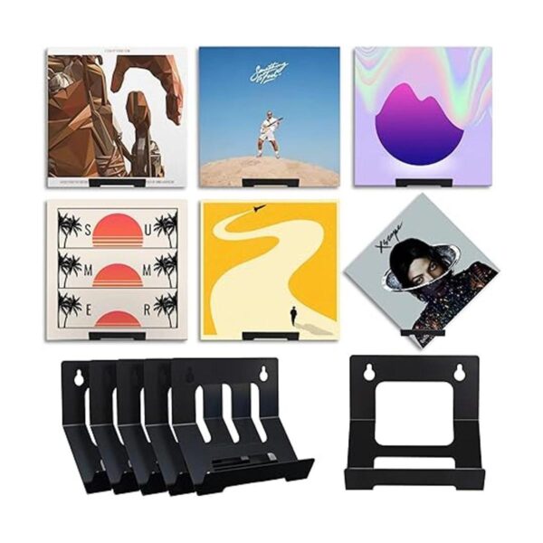 MyLifeUNIT Soporte de pared para discos de vinilo paquete_2