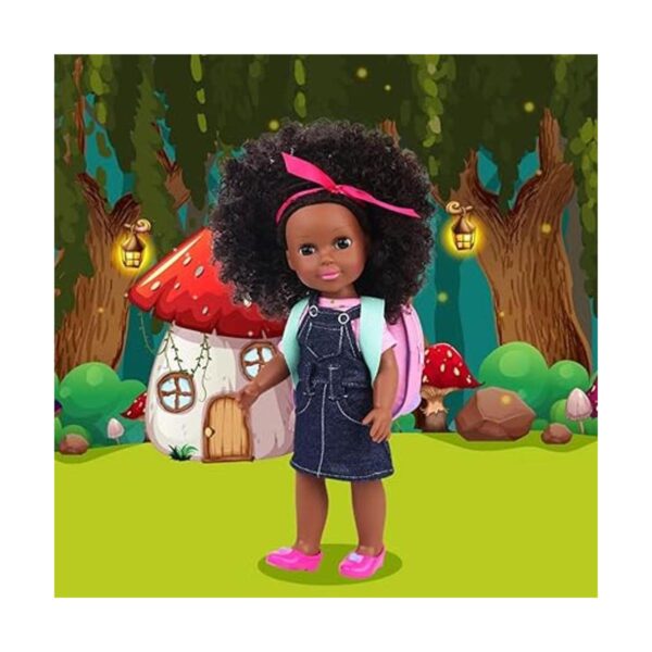Ecore Fun Muñeca negra de 14.5 pulgadas juego de muñecas
