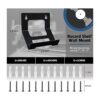 MyLifeUNIT Soporte de pared para discos de vinilo paquete_3