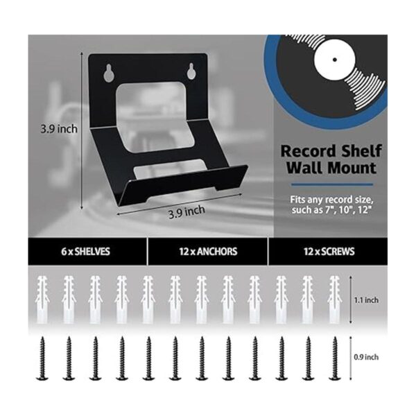 MyLifeUNIT Soporte de pared para discos de vinilo paquete_3