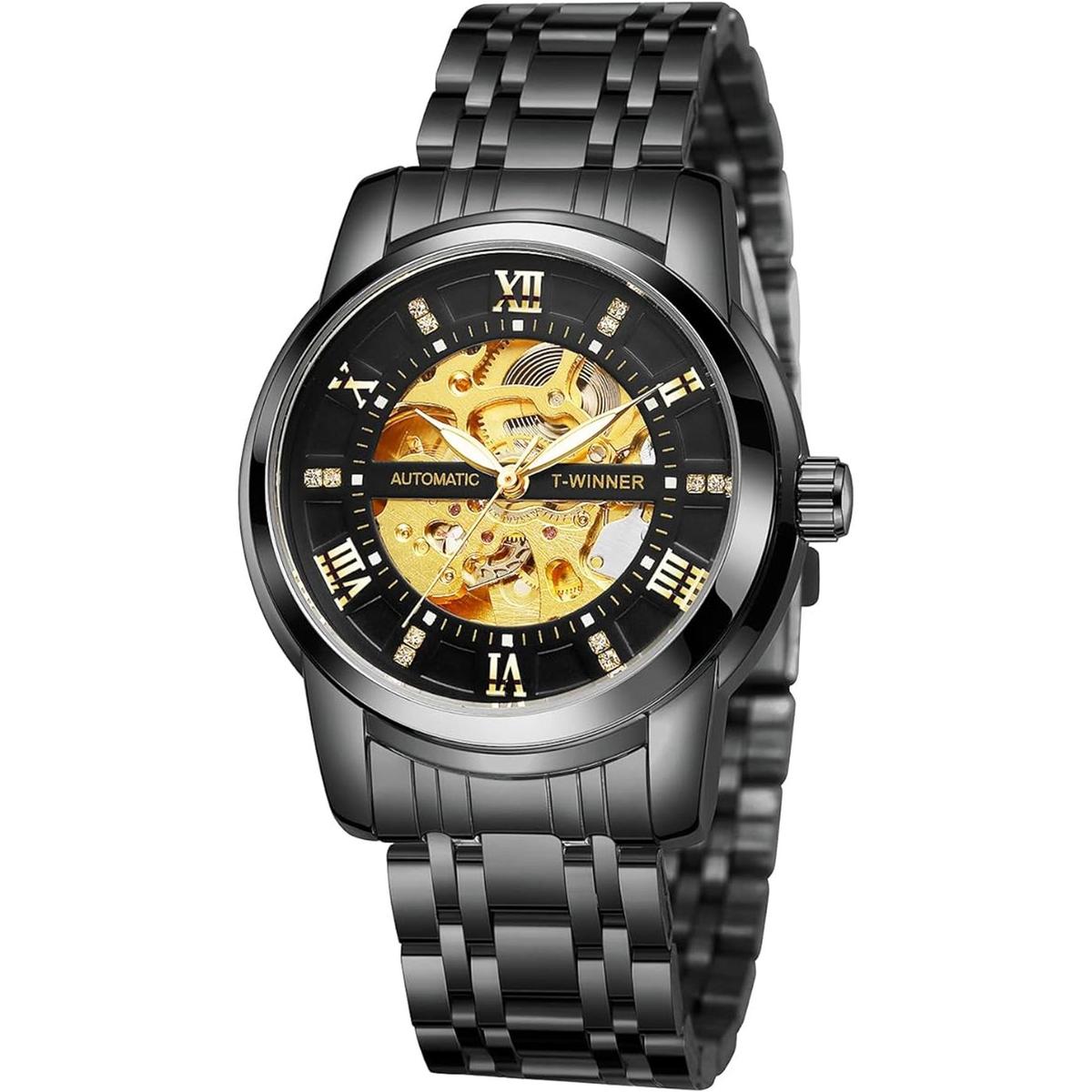 FORSINING Reloj de pulsera mecánico automático para