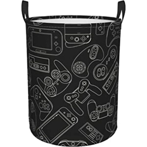 Gbuzozie Cesta redonda para la ropa sucia control de