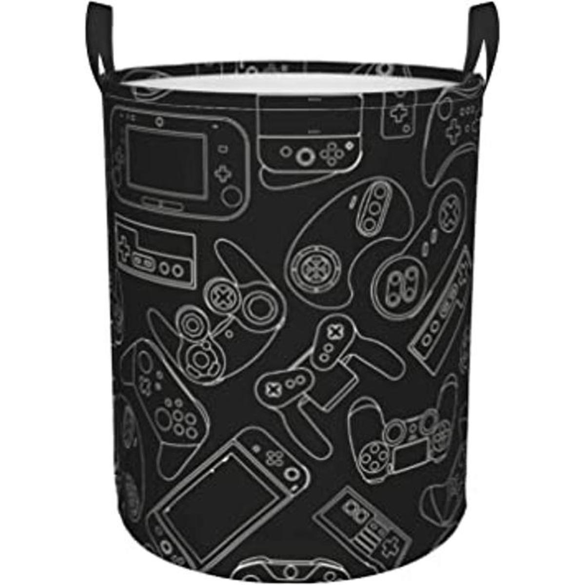 Gbuzozie Cesta redonda para la ropa sucia control de