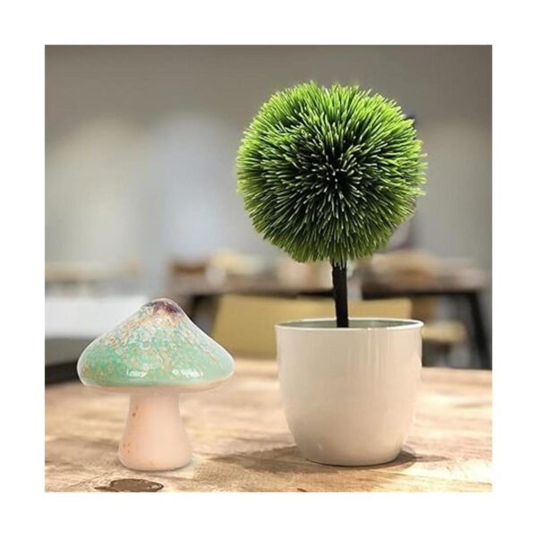 4 piezas de setas de cerámica para jardín decoración de