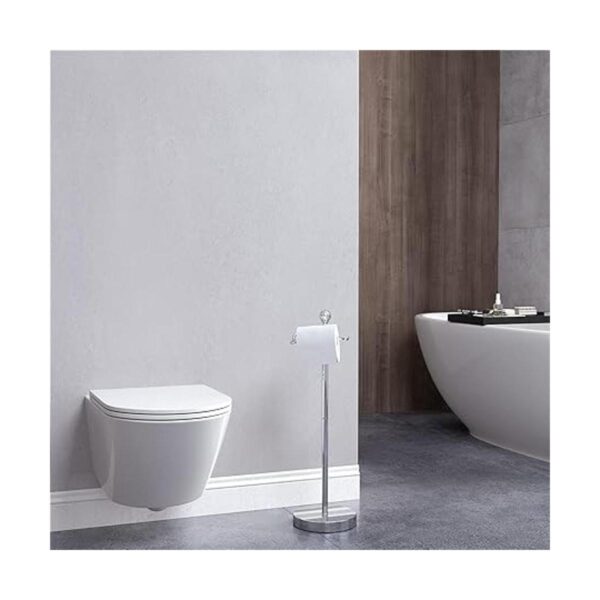 ROLABAM Soporte de papel higiénico pesado con función de_6