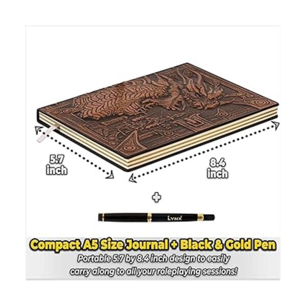 Cuaderno DND diario libro único de 200 páginas con_3