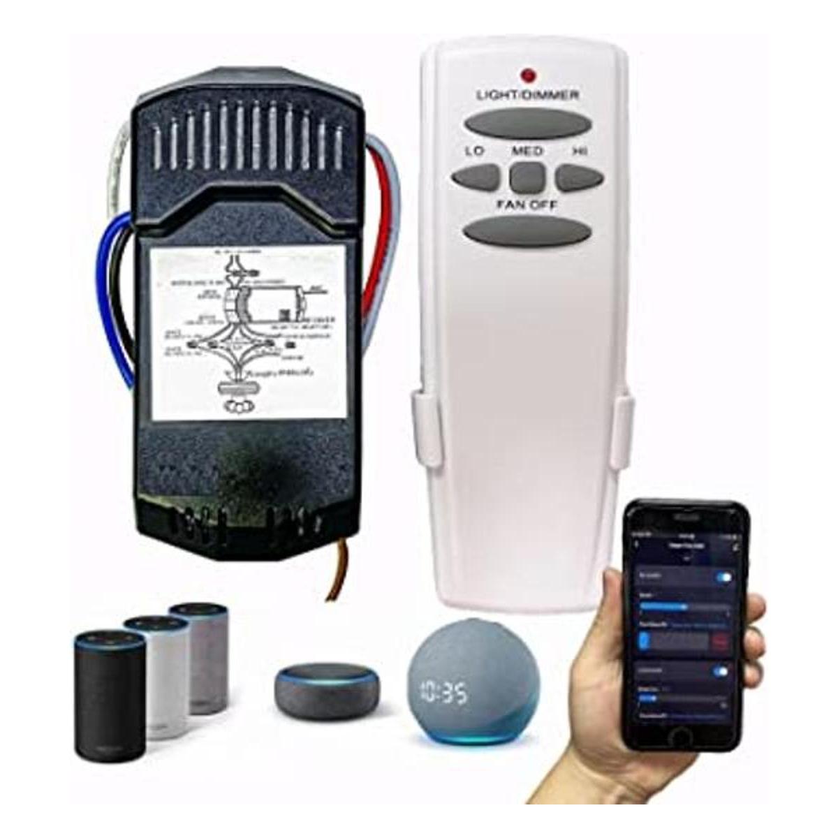 Kit universal de control remoto para ventilador de techo
