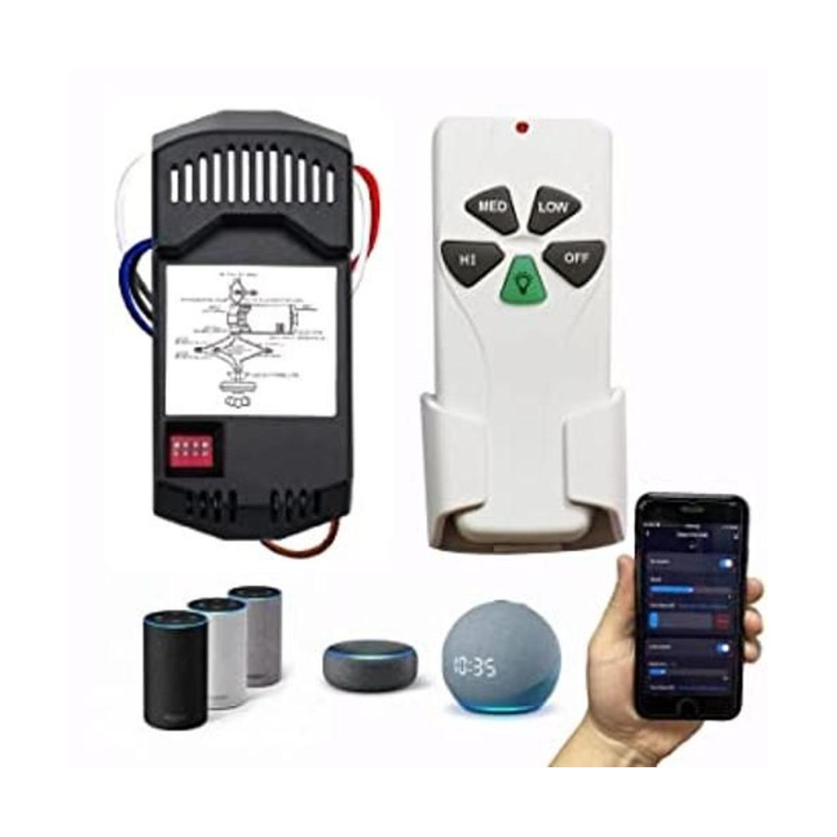 Kit universal de control remoto de ventilador de techo
