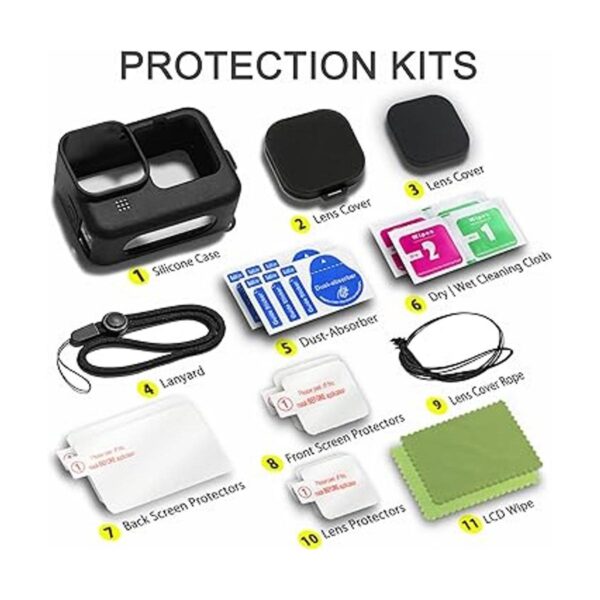 OKFUN Kit de accesorios para Go Pro Hero 11Hero 10 Hero_2