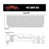 Dazzle Bright 200 luces LED de red 9.8 pies x 6.6 pies_2