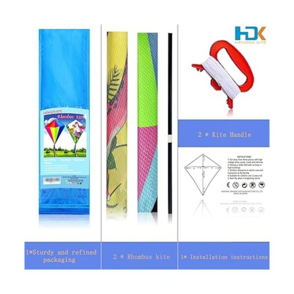 HENGDA KITE Prism Kite Juego de cometas de dinosaurios y_2