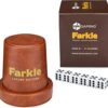 RNK Gaming Farkle Travel Luxury Edition Juego con taza de_1