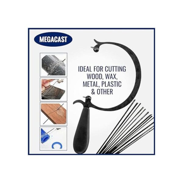 Megacast Marco de sierra curvo para joyas con 144 hojas de