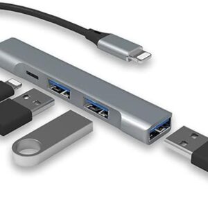 Hub Lightning a USB certificado Apple MFi Hub USB OTG 4_1