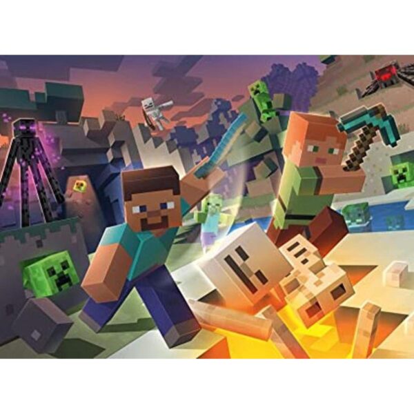Ravensburger Monster Minecraft Rompecabezas XXL de 100_1