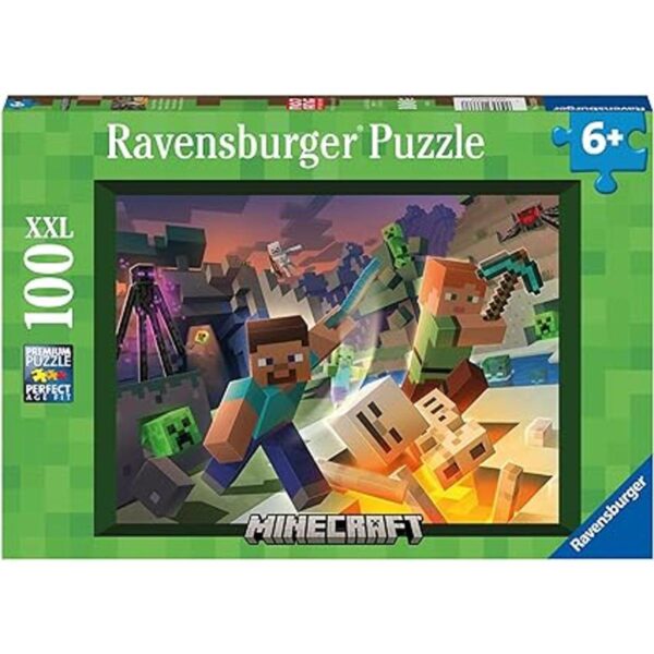Ravensburger Monster Minecraft Rompecabezas XXL de 100_2