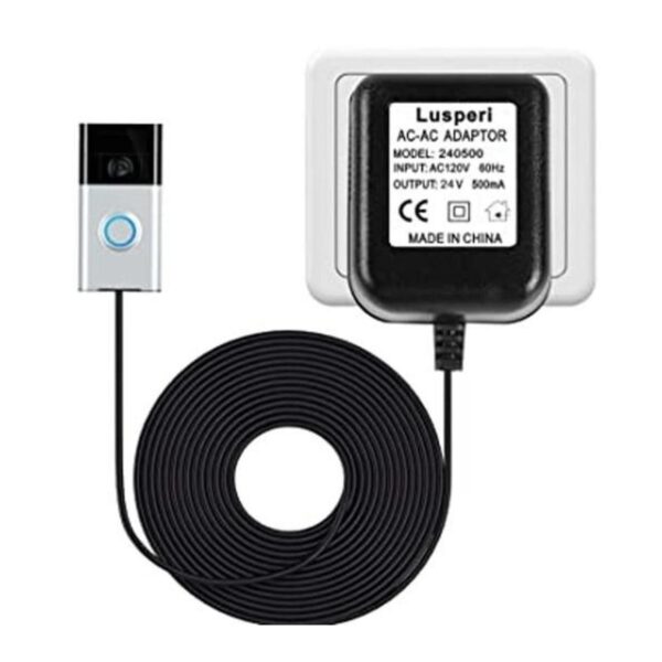 Cable de extensión extra largo de 16.4 pies para timbre de_1
