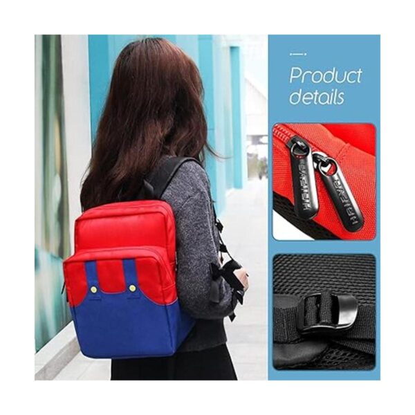 Linda mochila de Mario elegante para laptop para niñas y_2