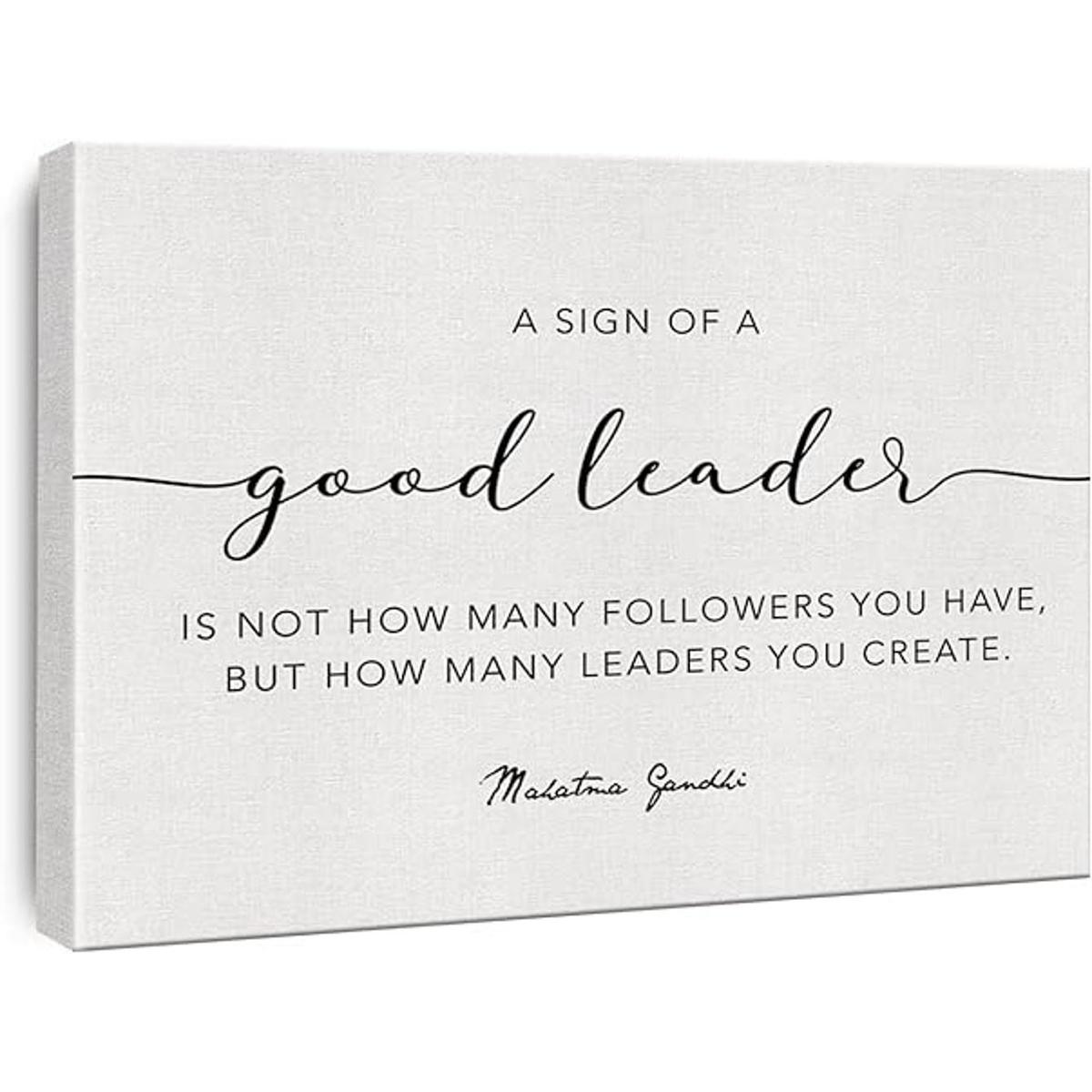 Best Mentor Gifts Lienzo inspirador para pared un signo