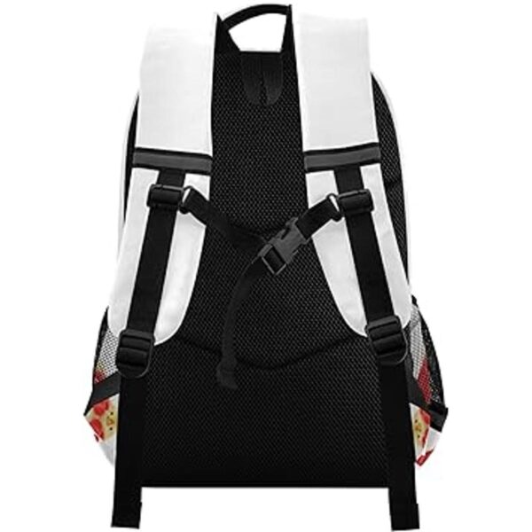 Dallonan Mochila de acuarela con flores florales_2