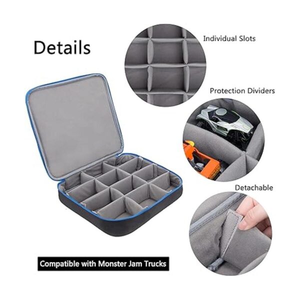 KISLANE Funda de transporte para 12 camiones de juguete_3