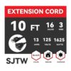 EP Cable de extensión para exteriores de 10 pies con 3_2