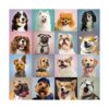 Rompecabezas de 100 piezas divertidos para perros para_1