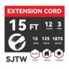 EP Cable de extensión para exteriores de 15 pies SJTW de_2