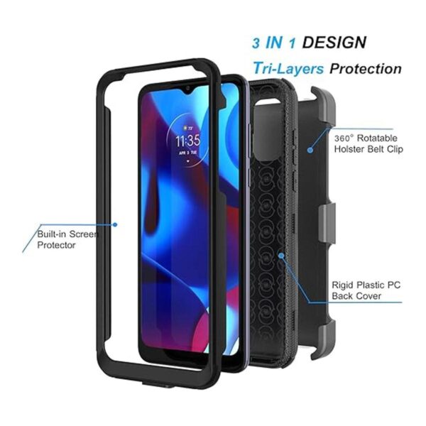 Njjex Funda para Motorola Moto G Pure para Moto G Power_2