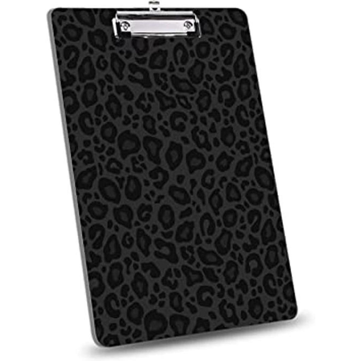 FVBAO Portapapeles de leopardo diseño de lujo de moda