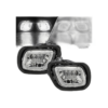 Partsam Par de luces antiniebla con anillo LED halo para_1