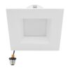 Maxxima Foco LED cuadrado empotrable de 4 pulgadas y 5 CCT_1