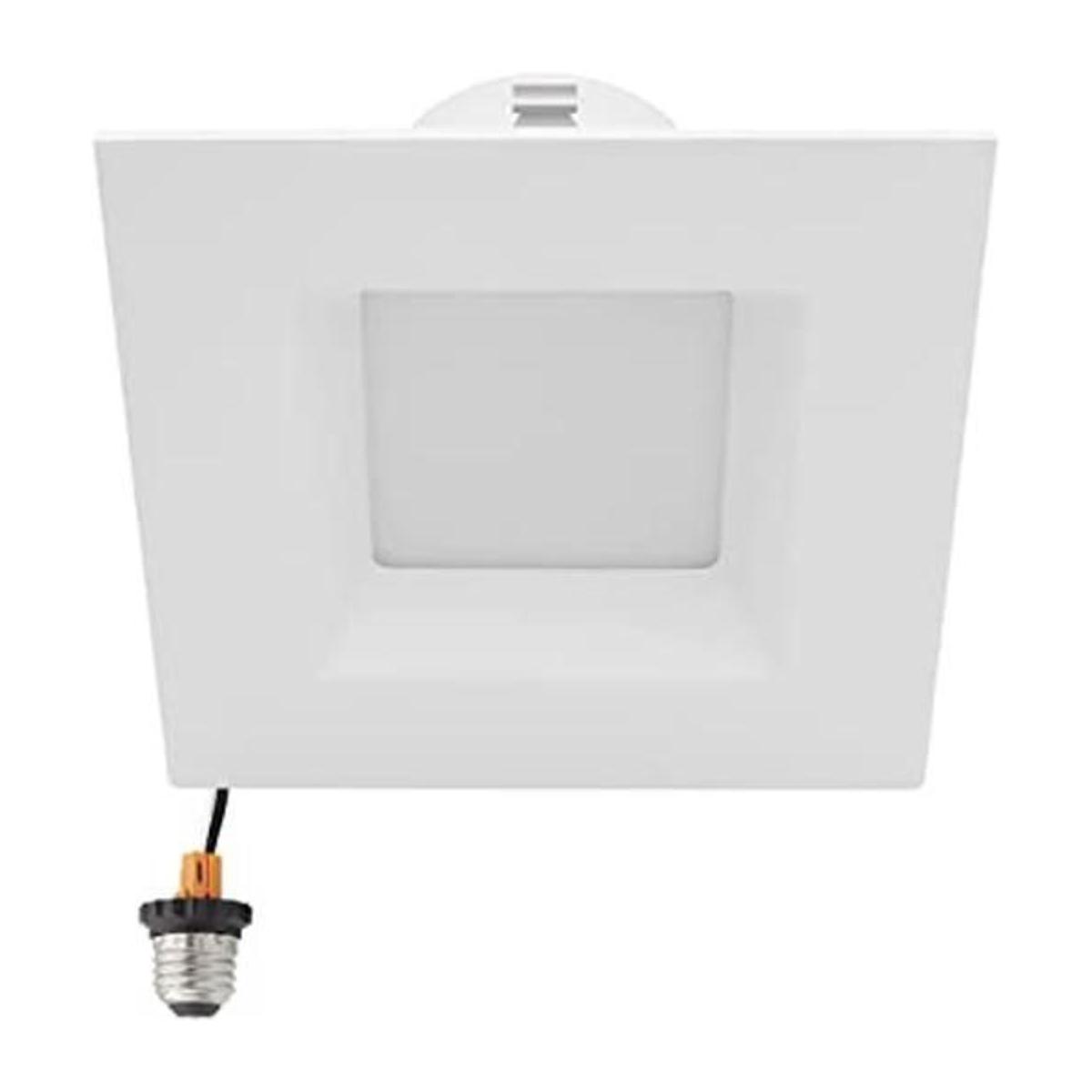 Maxxima Foco LED cuadrado empotrable de 4 pulgadas y 5 CCT