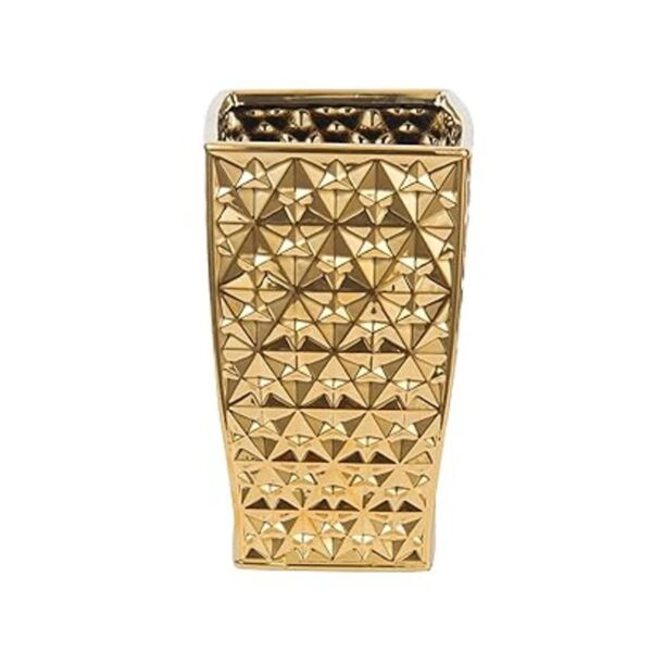Cubo de basura rectangular de cerámica pequeño de 2.5_2