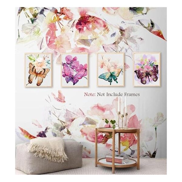 Impresión artística para pared diseño de mariposas de_2