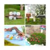 ElpizoFos Kit de accesorios de jardín de hadas en
