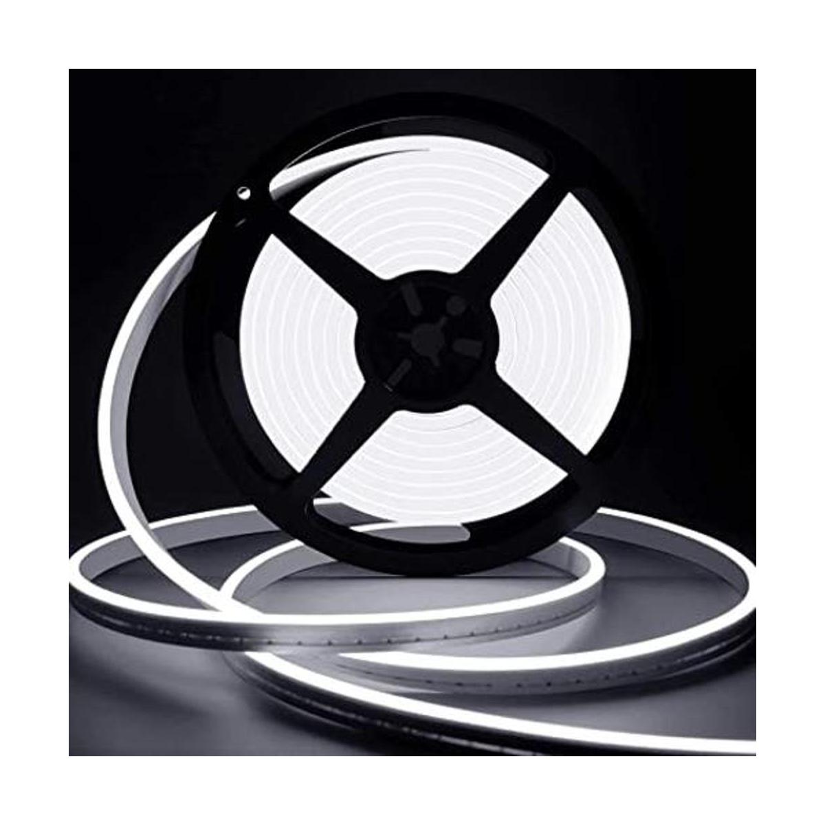 Lamomo Luces LED de neón 24 V blanco regulable con cuerda