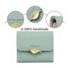 Roulens Cartera para mujer con bloqueo RFID de piel_4