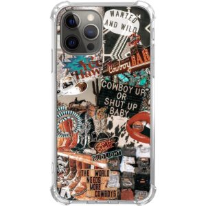GialCenik Western Cowgirl Cowboy Collage Funda para_1