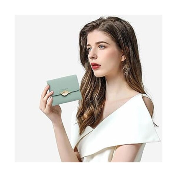 Roulens Cartera para mujer con bloqueo RFID de piel_6