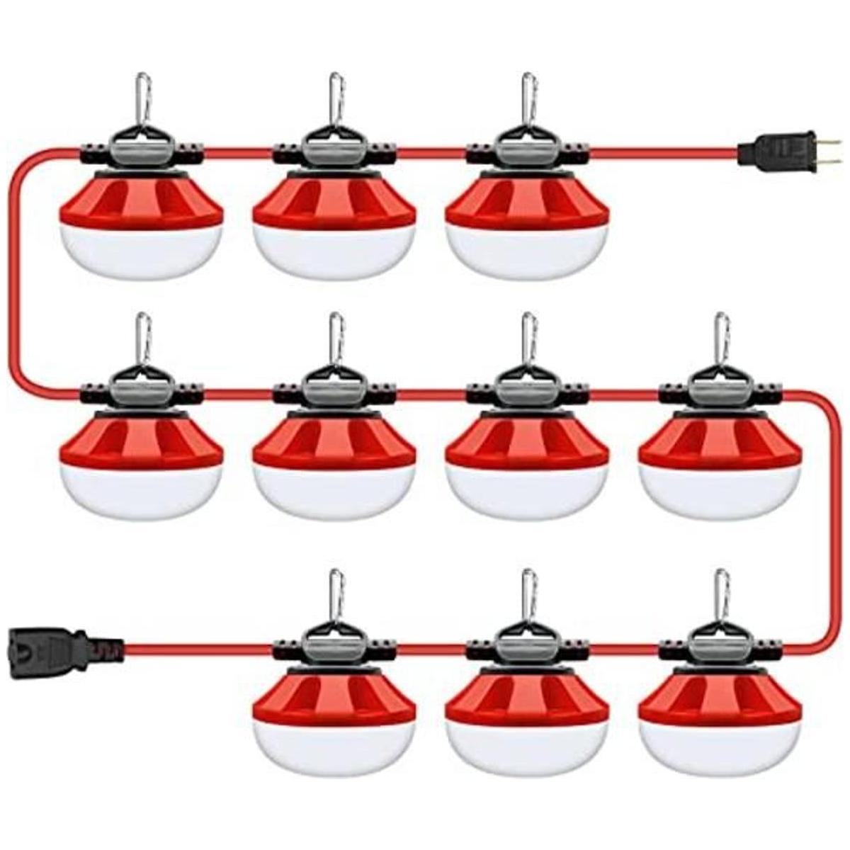 Cadena de luces LED de 100 pies 100 W 10000 lm grado