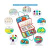 FASTSPOK Tablero Montessori para niños pequeños tablero_2