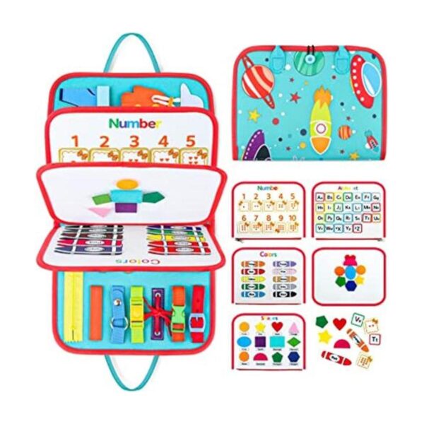 FASTSPOK Tablero Montessori para niños pequeños tablero_1