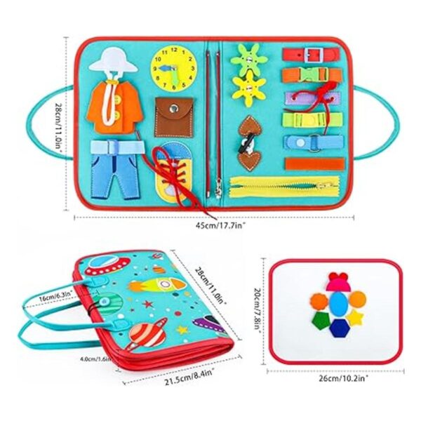 FASTSPOK Tablero Montessori para niños pequeños tablero_6