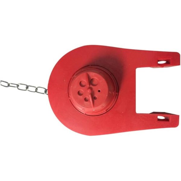 Korky 100DP 100 Solapa de inodoro paquete de 2 color rojo