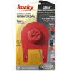 Korky 100DP 100 Solapa de inodoro paquete de 2 color rojo