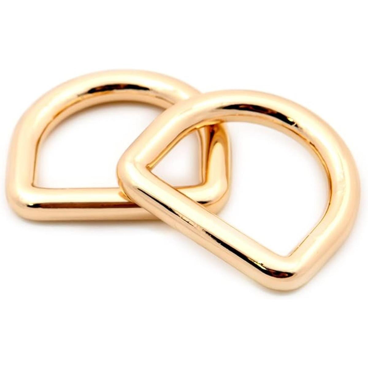 Anillos en D de metal 6 piezas de anillo no soldado para