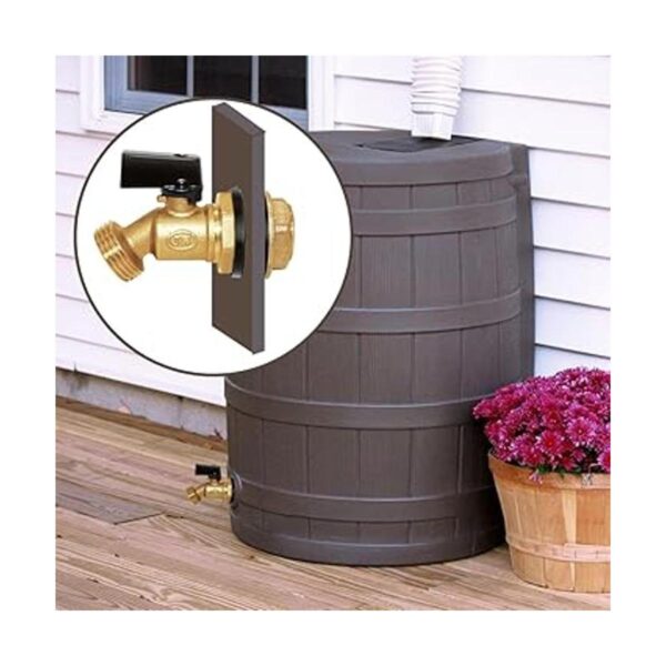Joywayus Recipiente de agua de latóngrifo de barril de