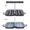 KISLANE Estuche de transporte para 24 Monster Jam Trucks